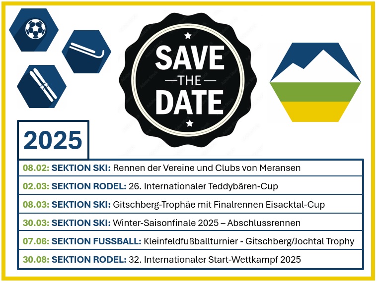 Save the Date 2025!